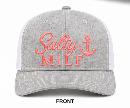 Salty MILF Logo Trucker Hat
