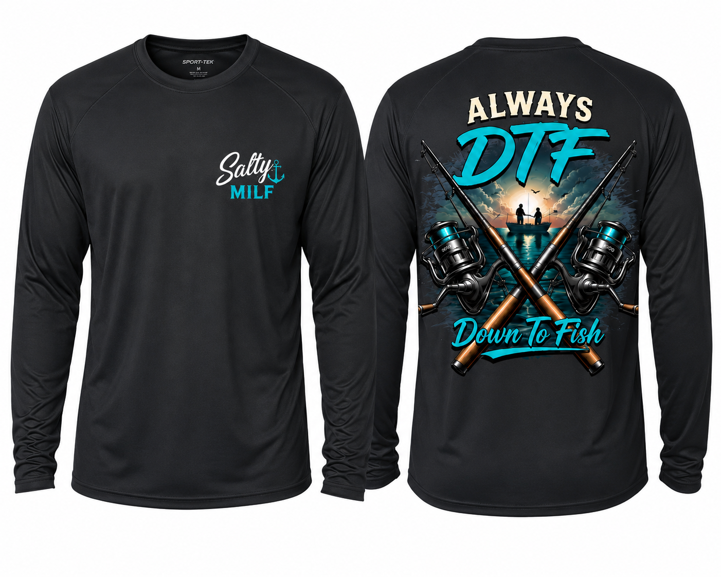 Always DTF Men's Performance Long Sleeve