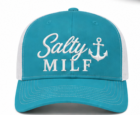 Salty MILF Logo Trucker Hat