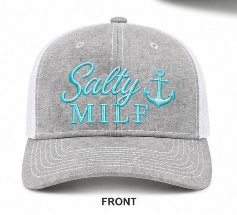 Salty MILF Logo Trucker Hat