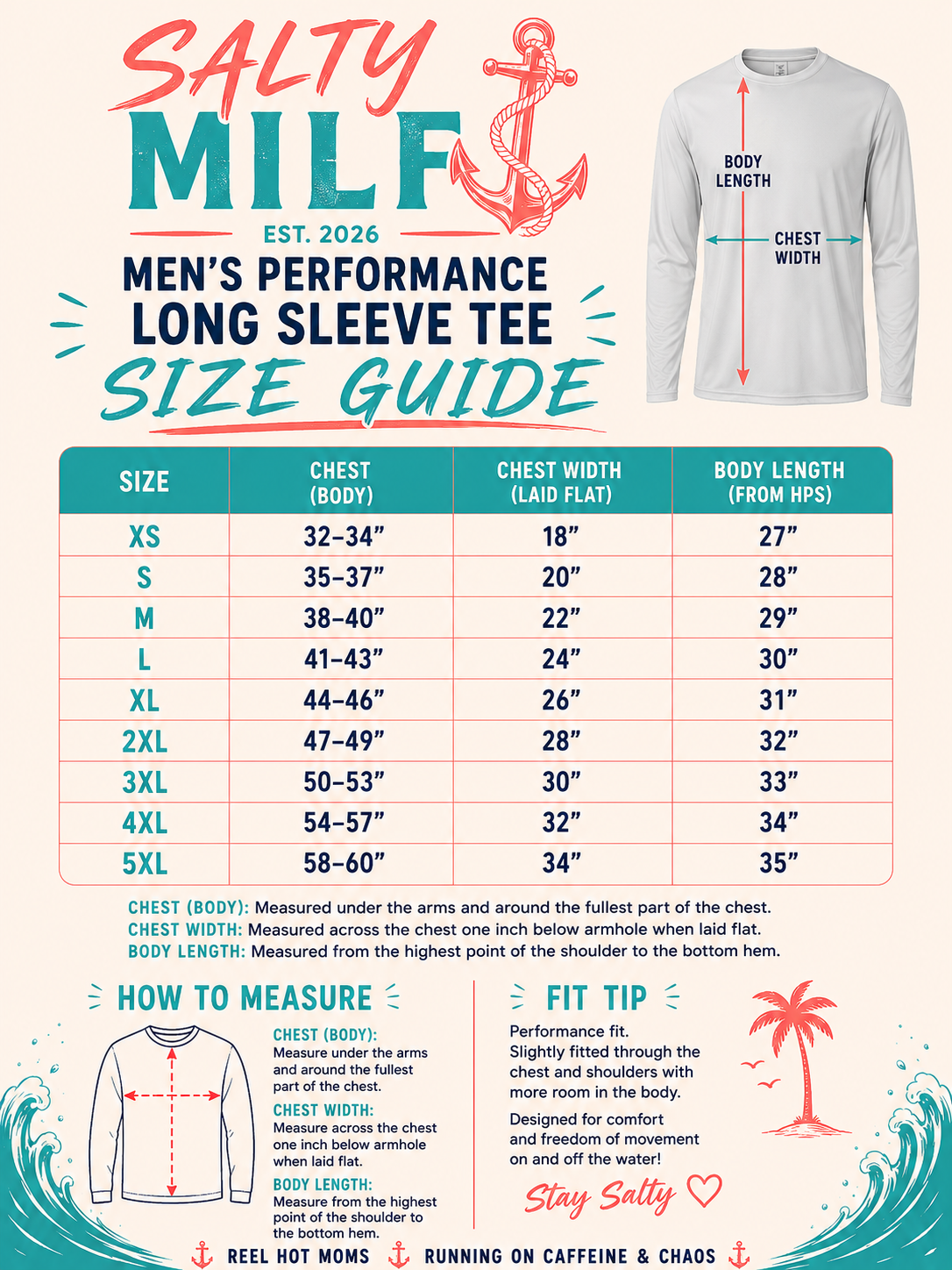 Always DTF Men's Performance Long Sleeve